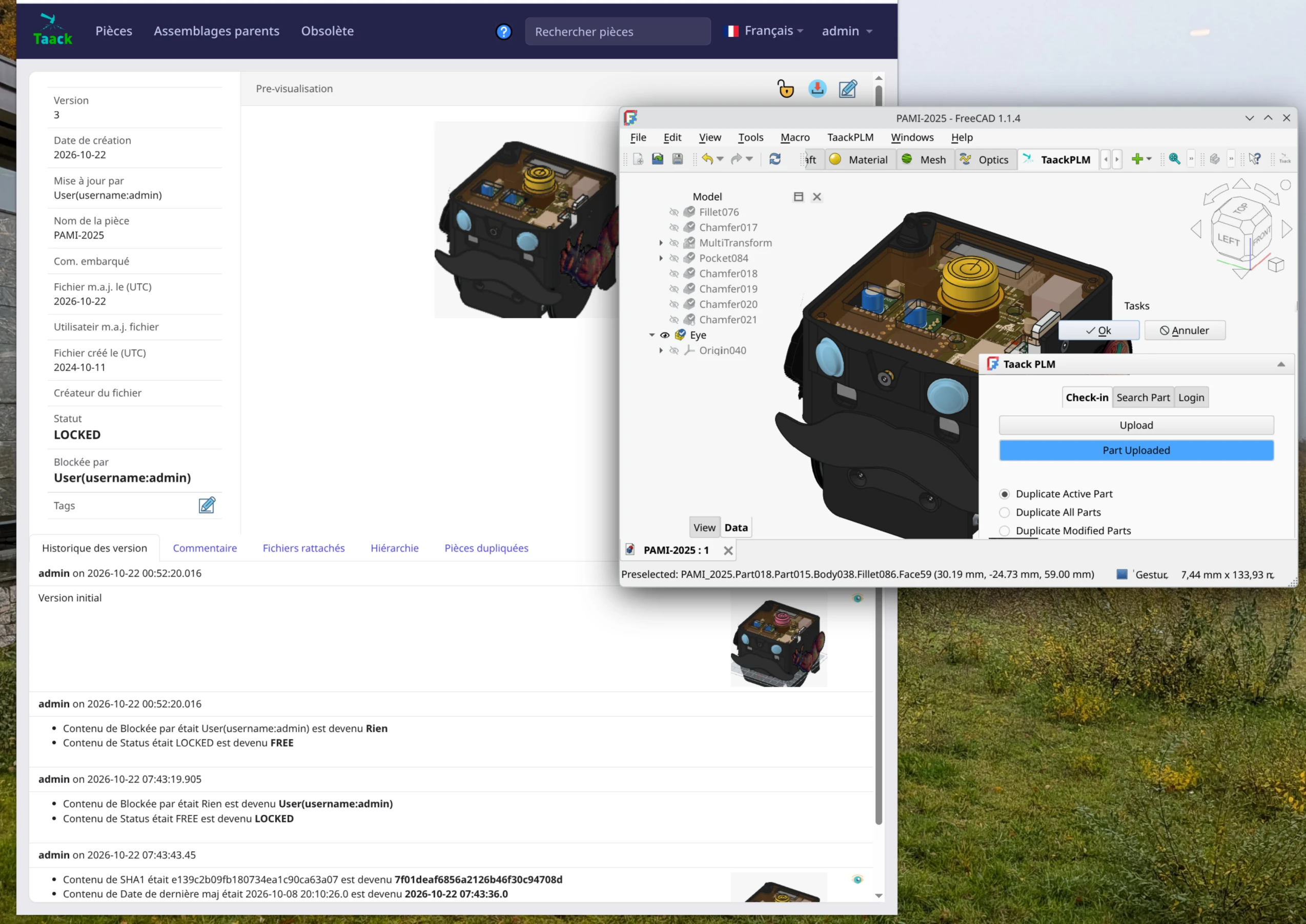 freecad plm